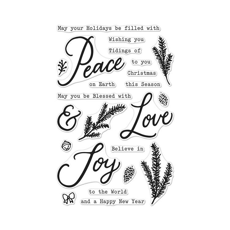 Peace, Love & Joy Stamp Set