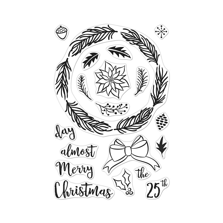 Winter Wreath Stamp Set