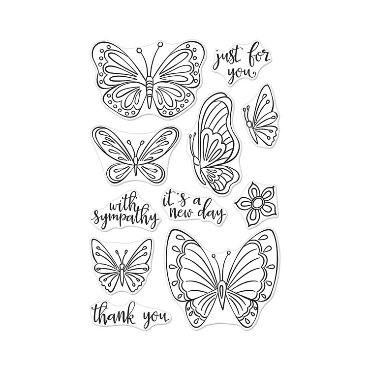 New Day Butterflies Stamp Set