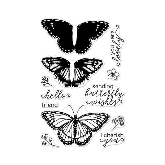 Color Layering Monarch Butterfly Stamp Set