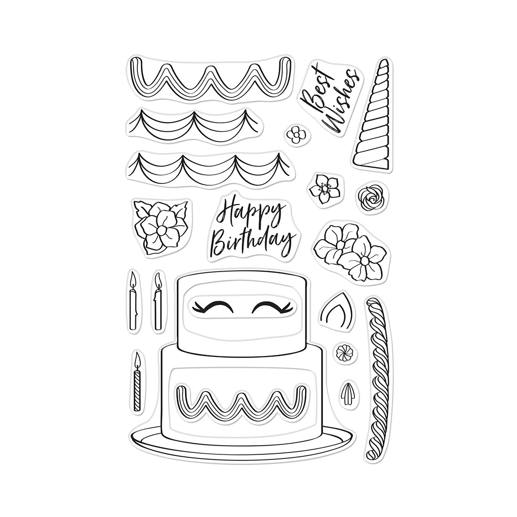 Decorate A Cake Stamp Set