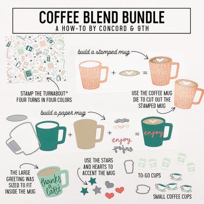 Coffee Blend Turnabout™ Stamp Set