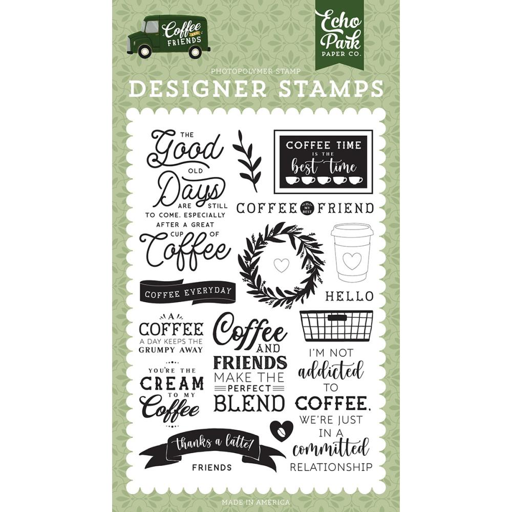 Coffee & Friends Coffee Addict Stamp Set