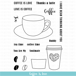 Coffee is Love Stamp Set