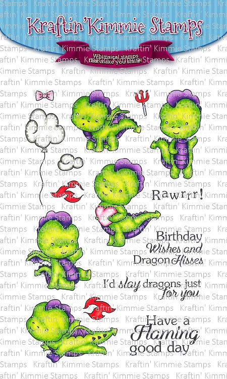 Darling Dragons Stamp Set