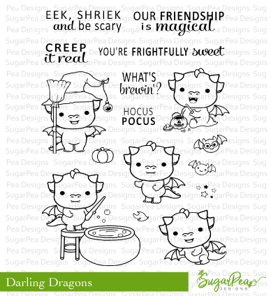 Darling Dragons Stamp Set