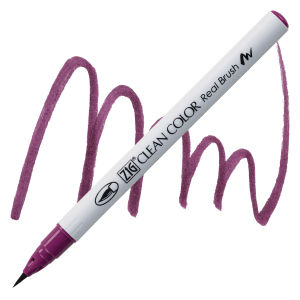 Clean Color Real Brush Marker Deep Red Grape