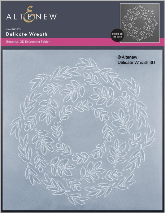 Delicate Wreath Embossing Folder