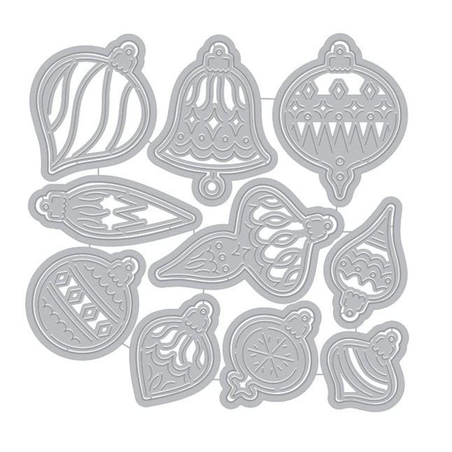 Gold Trim Ornaments Fancy Dies
