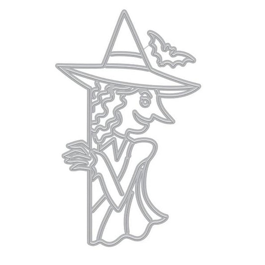 Peeking Witch Fancy Die