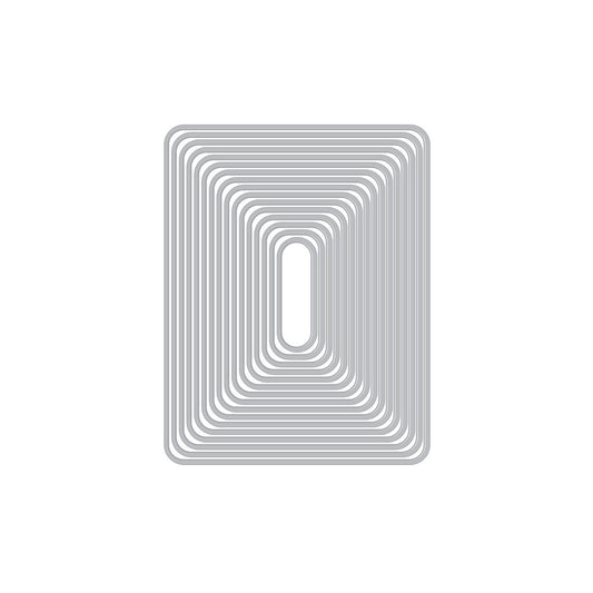 Rounded Rectangle Infinity Dies
