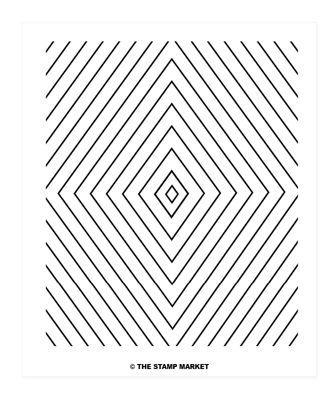Diamond Design Background Stamp
