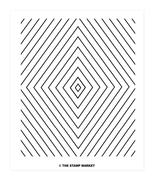 Diamond Design Background Stamp