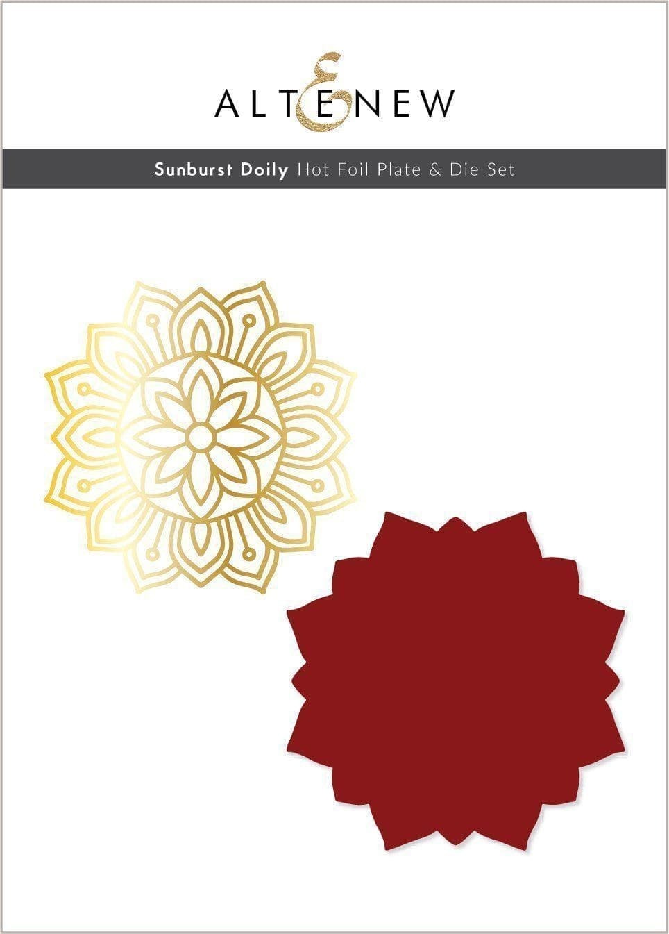 Sunburst Doily Hot Foil Plate & Die Set