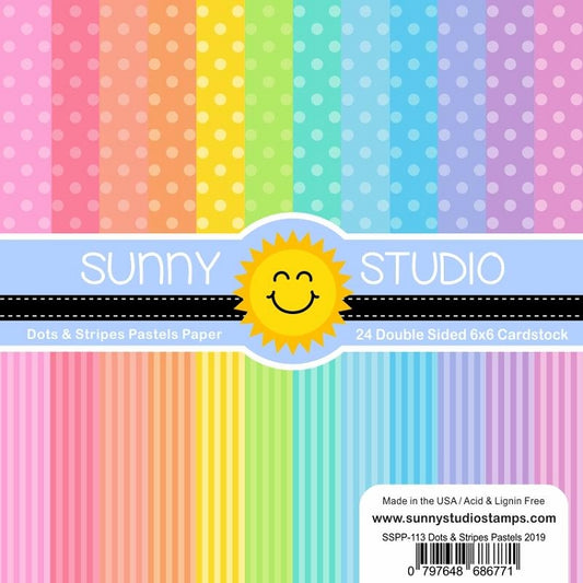 Dots & Stripes Pastels 6x6 Paper Pad