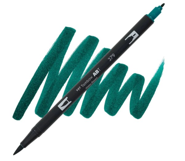 Dual Brush Marker Jade Green