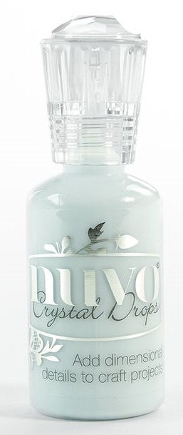 Nuvo Crystal Drops Duck Egg Blue