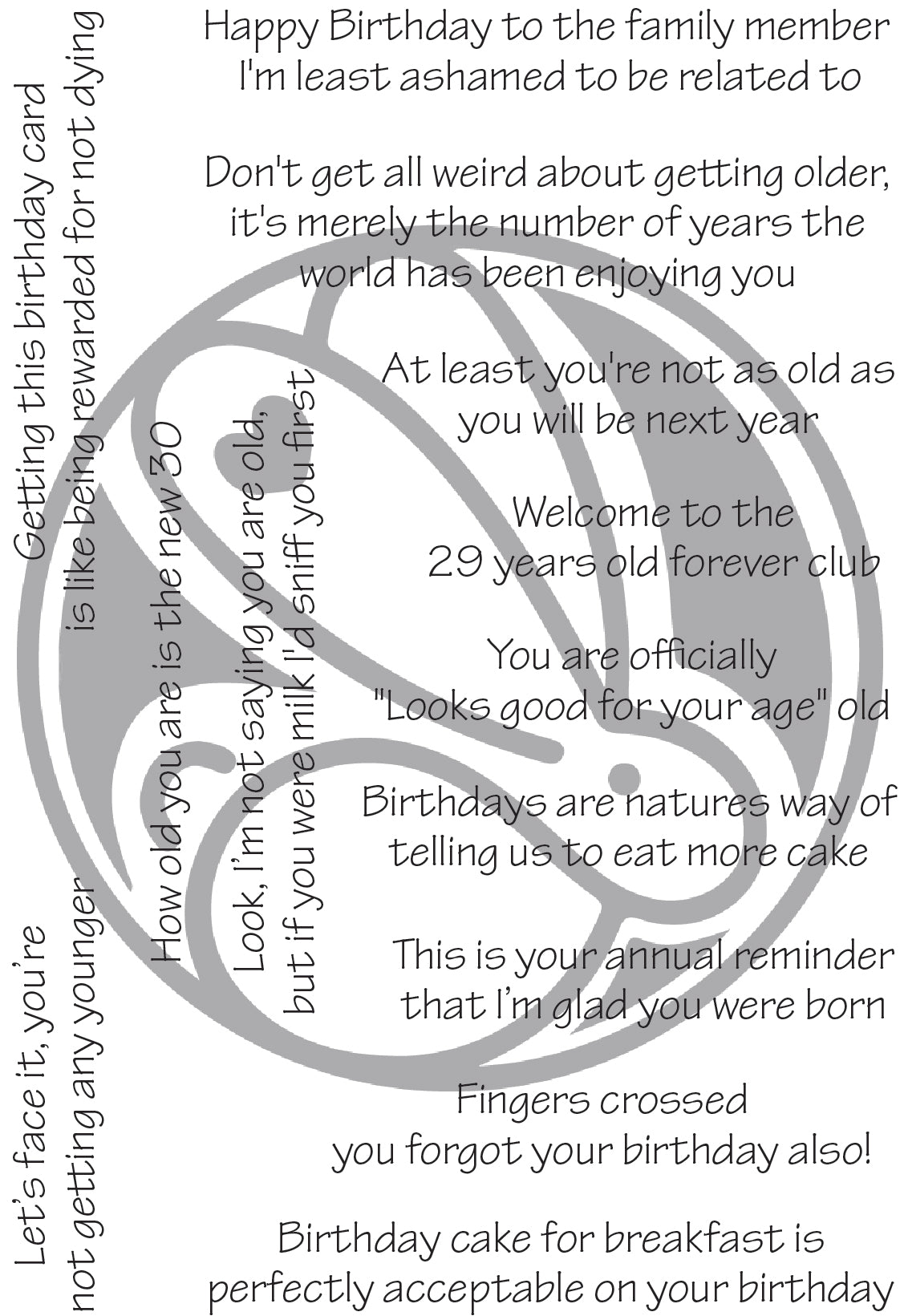 Sassy Birthday Stamp Set