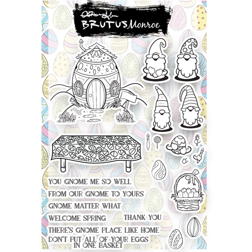 Eggcellent Gnomes Stamp Set
