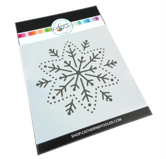 Embroidered Snowflake Stencil