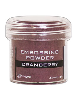 Embossing Powder Cranberry Metallic