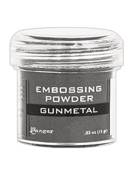 Embossing Powder Gunmetal Metallic