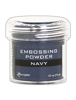 Embossing Powder Navy Metallic