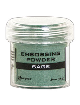 Embossing Powder Sage Metallic