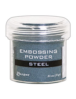 Embossing Powder Steel Metallic