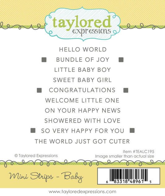 Mini Strips - Baby Stamp Set