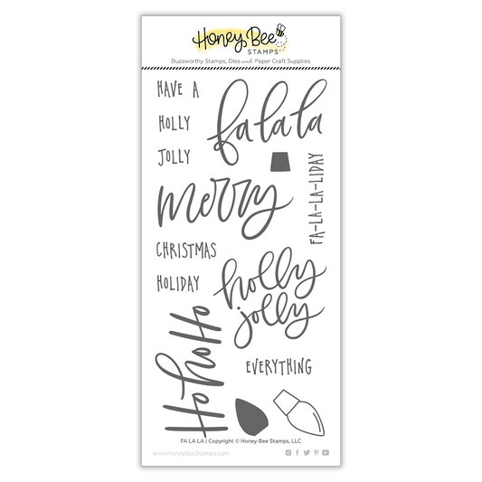 Fa La La Stamp Set