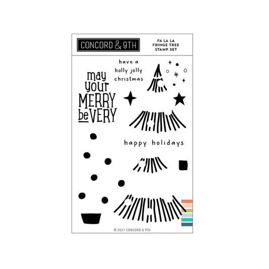 Fa La La Fringe Tree Stamp Set