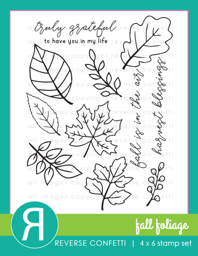 Fall Foliage Stamp Set