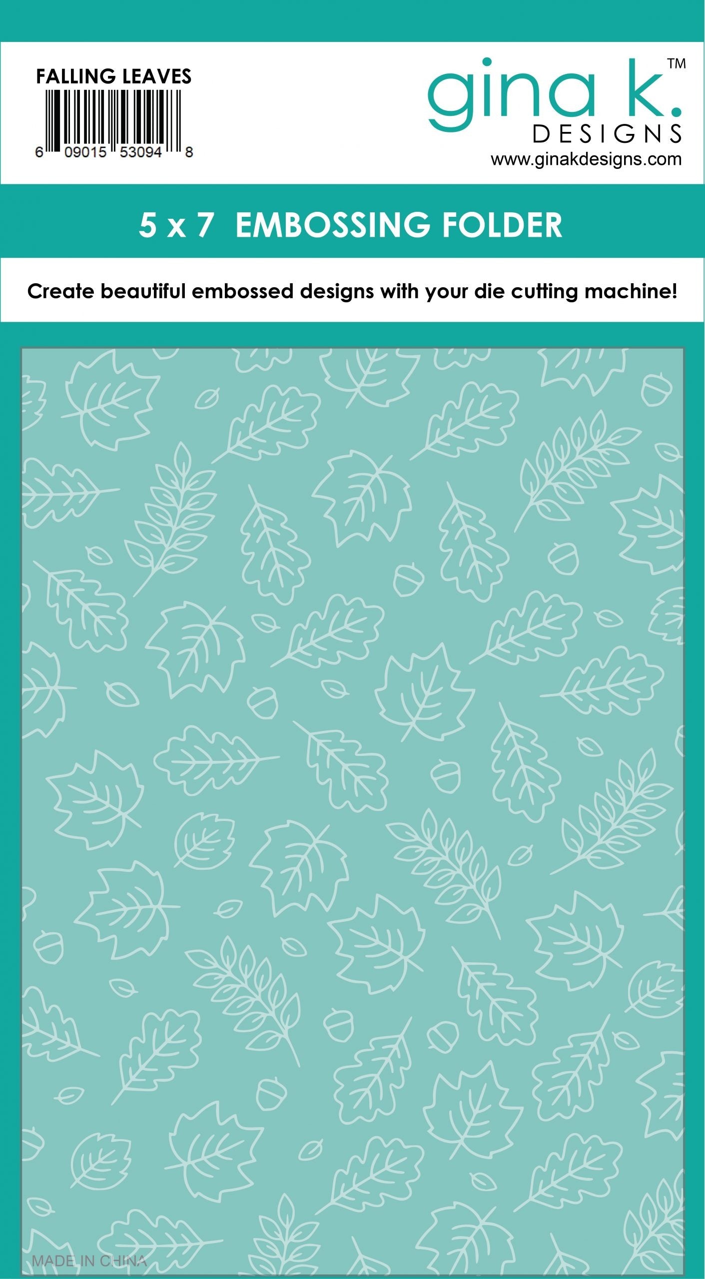 Falling Leaves Embossing Folder