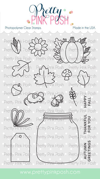 Fall Jar Stamp Set