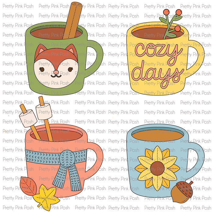 Fall Mug Additions Dies