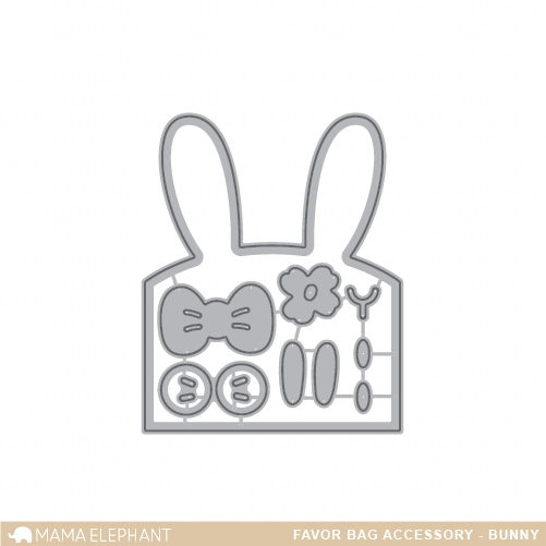 Favor Bag Accessory Bunny Dies