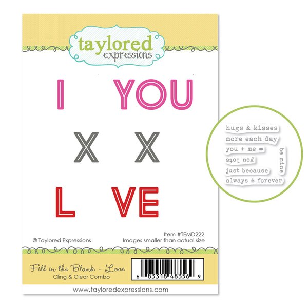 Fill in the Blank - Love Cling & Clear Combo