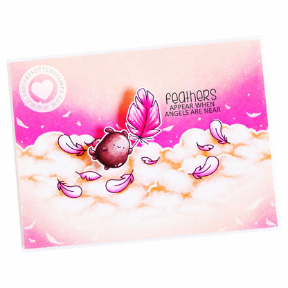 Floating Feathers Stamp Set