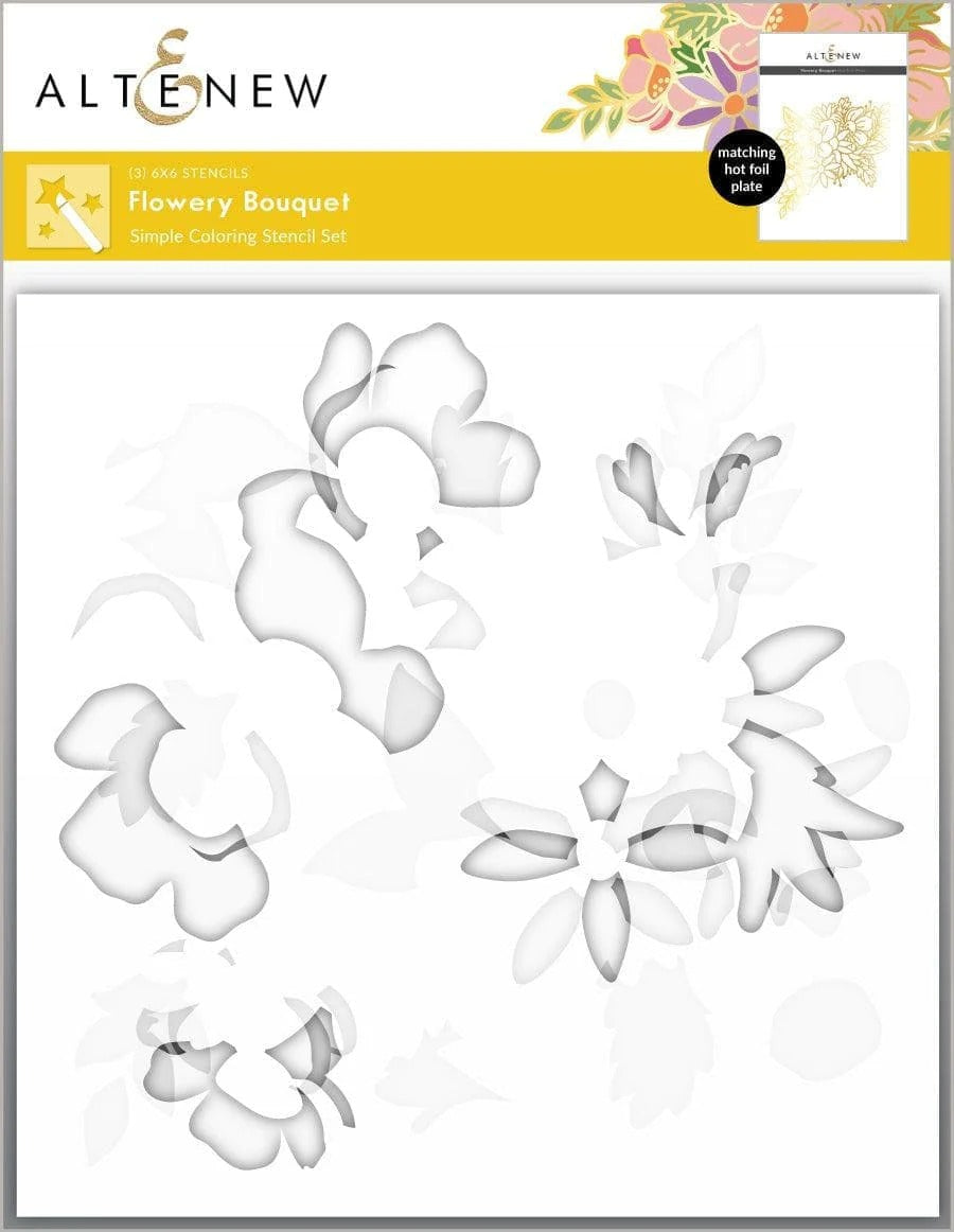 Flowery Bouquet Stencils