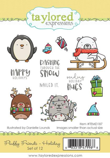 Fluffy Friends - Holiday Stamp Set