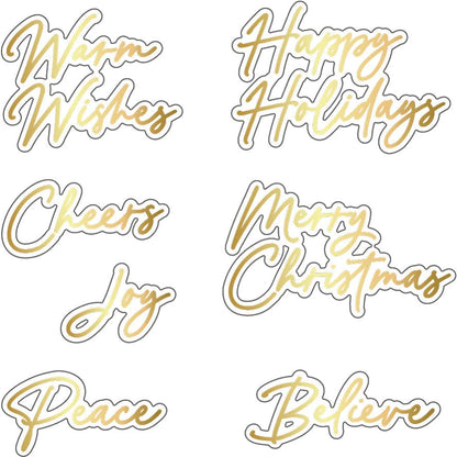 Foil Script: Holiday Hot Foil Plate and Honey Cuts
