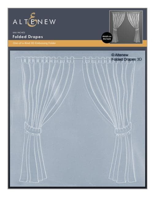 Folded Drapes 3D Embossing Folder