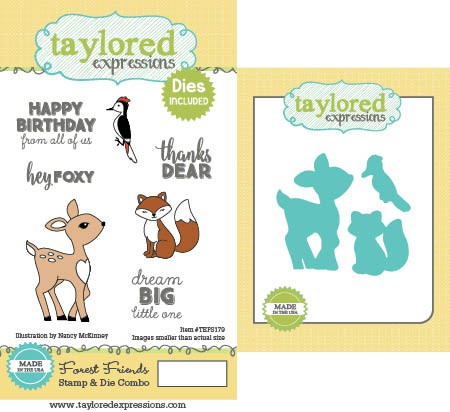 Forest Friends Stamp & Die Set
