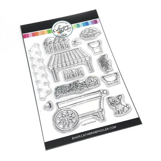 Fresh Cut Flowers Stamp Set