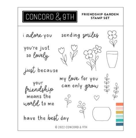 Friendship Garden Stamp Set