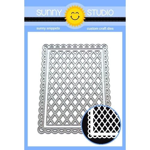 Frilly Frames Lattice Die