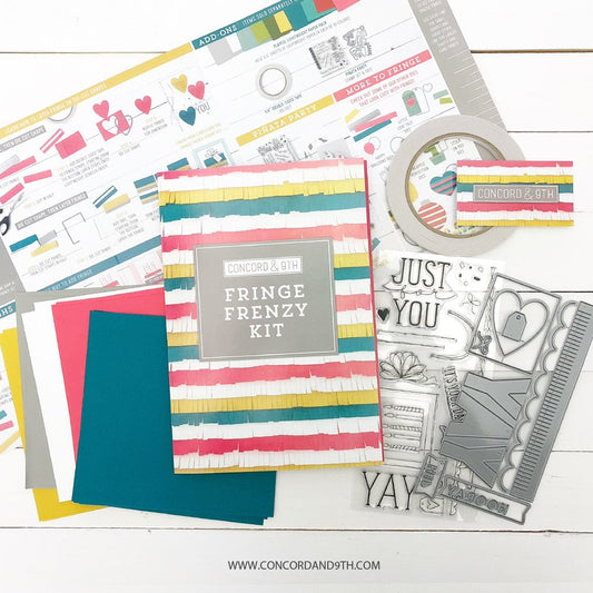 Fringe Frenzy Kit Stamp Set