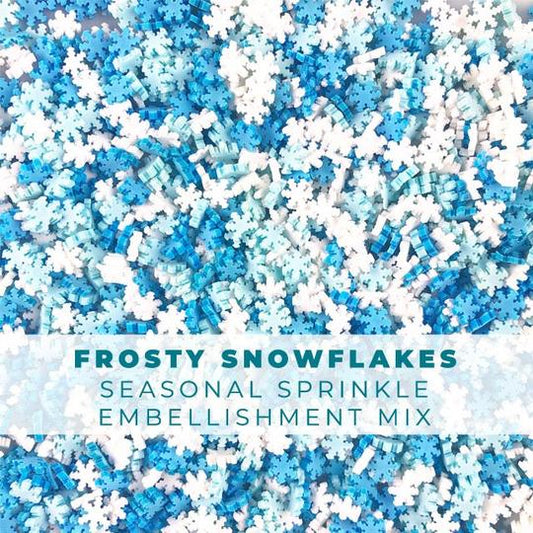 Frosty Snowflakes Sprinkle Embellishments