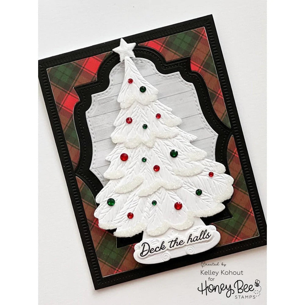 Grandma's Christmas Tree 3D Embossing Folder